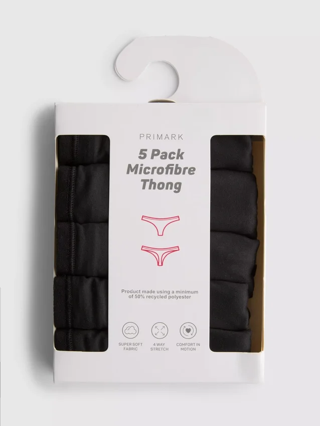 5 darabos mikroszálas tanga csomag