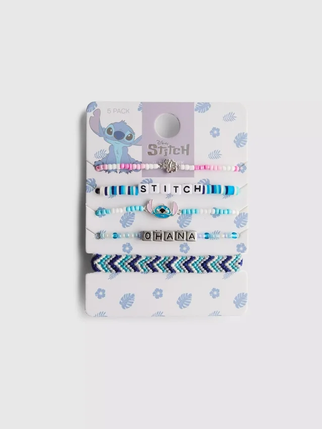 5 db-os Disney Stitch karkötő szett