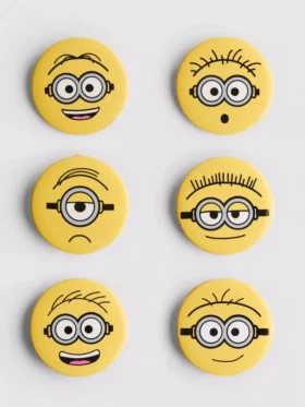 6 db-os Minions gomb
