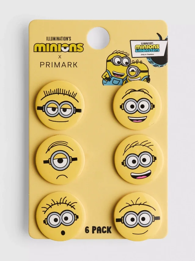 6 db-os Minions gomb