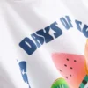 7–15 év | gyümölcsös mintás, texturált póló