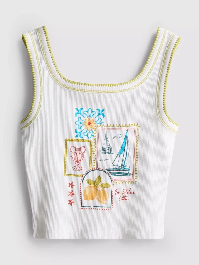 7–15 év | kontrasztos varrású póló