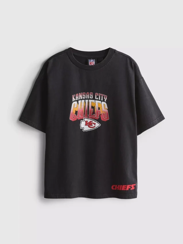 7–15 év | NFL Kansas City Chiefs savas mosású póló