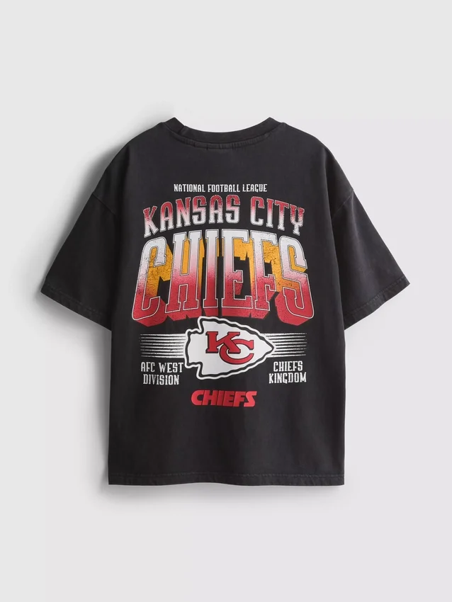 7–15 év | NFL Kansas City Chiefs savas mosású póló