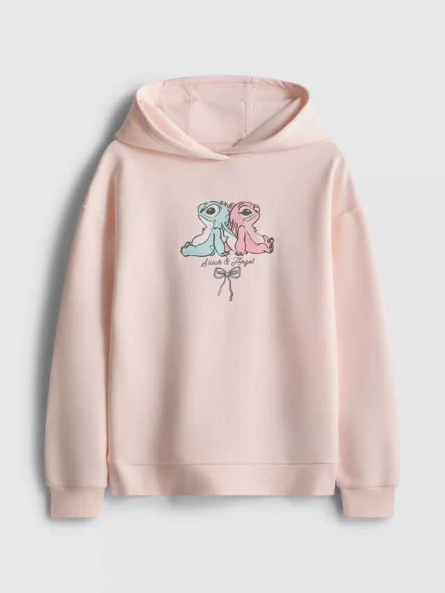7–15 éves korosztály | Disney Stitch kapucnis pulóver