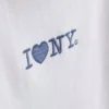 7–15 éves korosztály | „I Love New York” feliratú hímzett póló