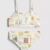 7–15 éves korosztály | képeslapos mintás bikini