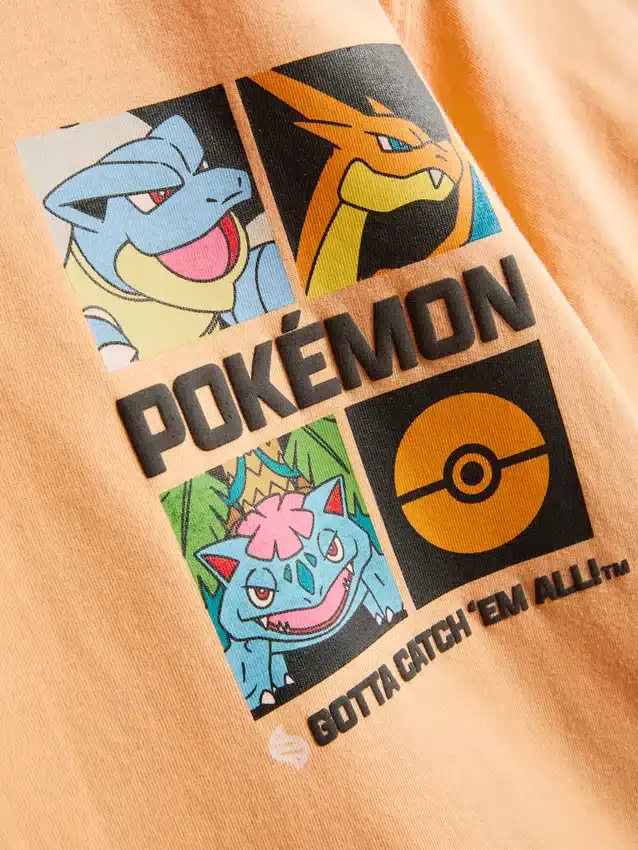 7–15 éves korosztály | Pokémon póló és rövidnadrág szett