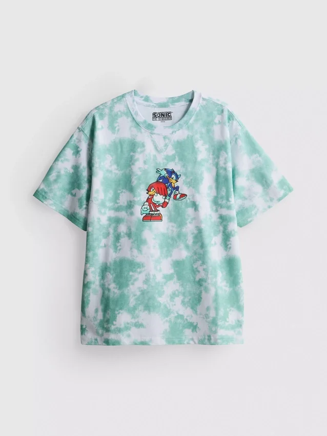 7–15 éves korosztály | Sonic the Hedgehog tie-dye póló