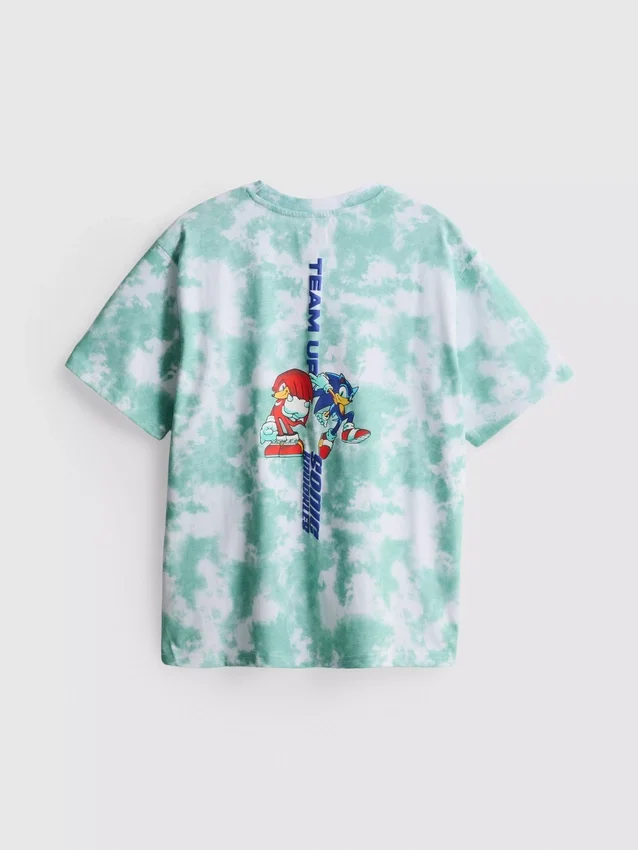 7–15 éves korosztály | Sonic the Hedgehog tie-dye póló