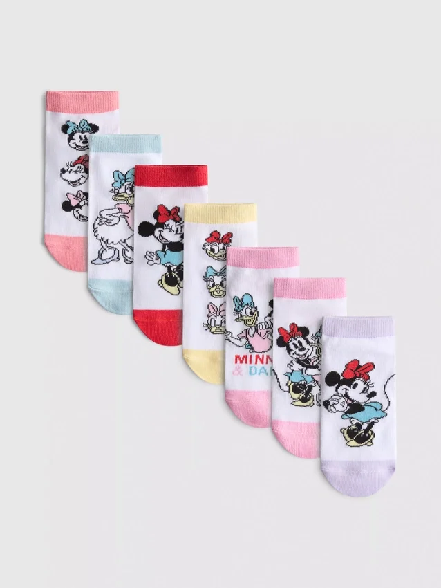7 db-os csomag Disney Minnie Mouse sportzokni