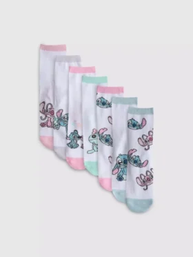 7 db-os csomag Disney Stitch bokazokni