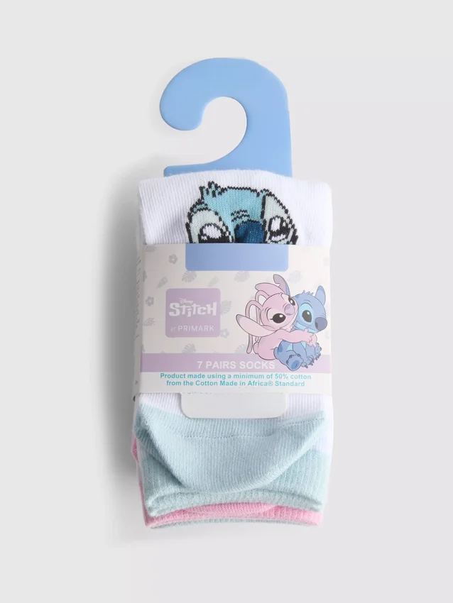 7 db-os csomag Disney Stitch bokazokni