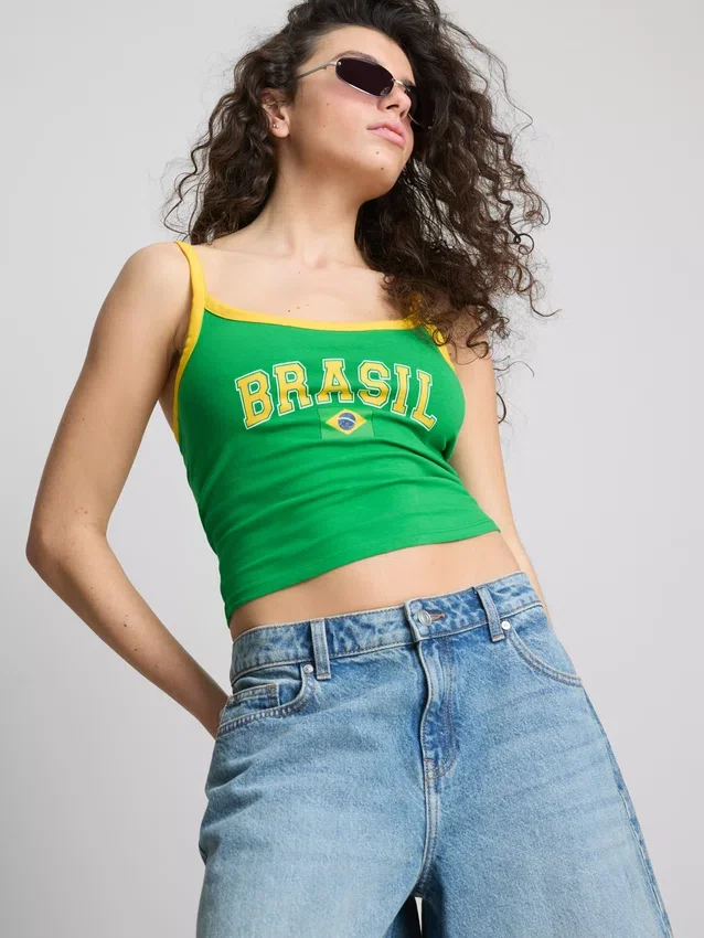 A Primark-kollekció | Brazil rövid ujjú top