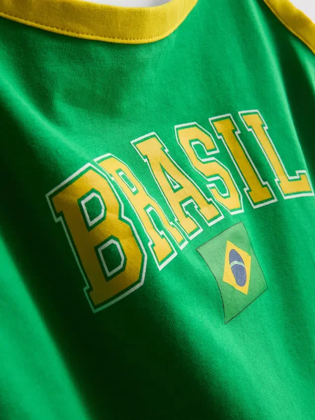 A Primark-kollekció | Brazil rövid ujjú top