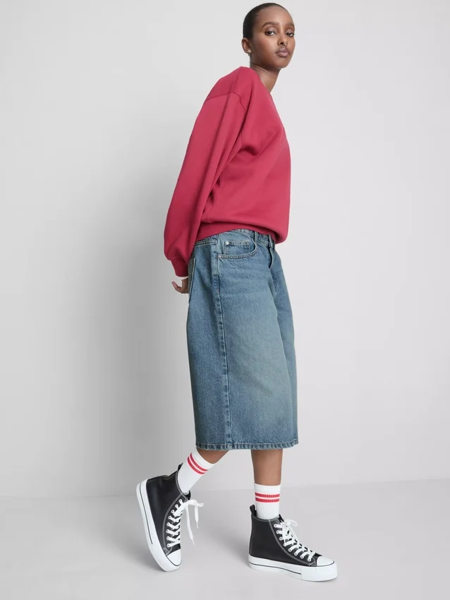 A Primark-kollekció | pamut-denim rövidnadrág