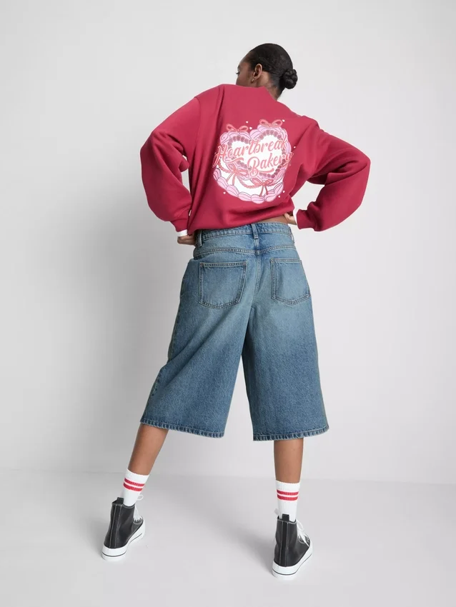 A Primark-kollekció | pamut-denim rövidnadrág