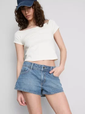 A Primark-kollekció | pamut farmer mikro rövidnadrág