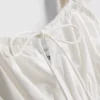 A Primark-kollekció | pamut, lyukacsos, fodros, rövid felső
