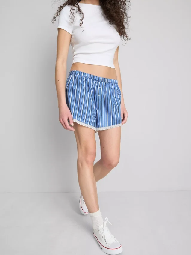 A Primark-szcénában | csipkés csíkos boxeralsó