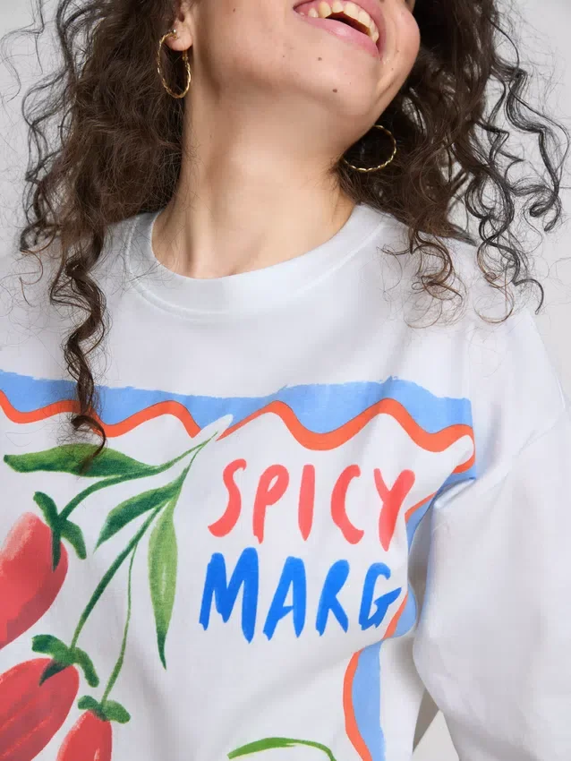 A Primark-szcénában | Oversized pamut Margarita póló