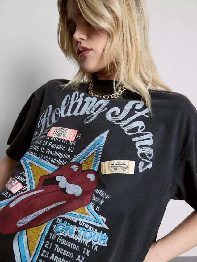 A Rolling Stones grafikás pólóruha
