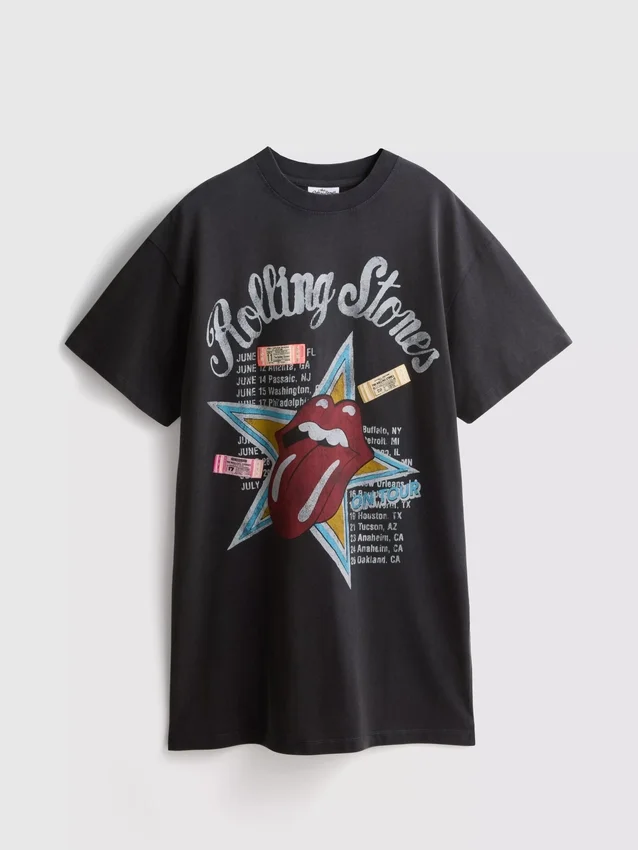 A Rolling Stones grafikás pólóruha