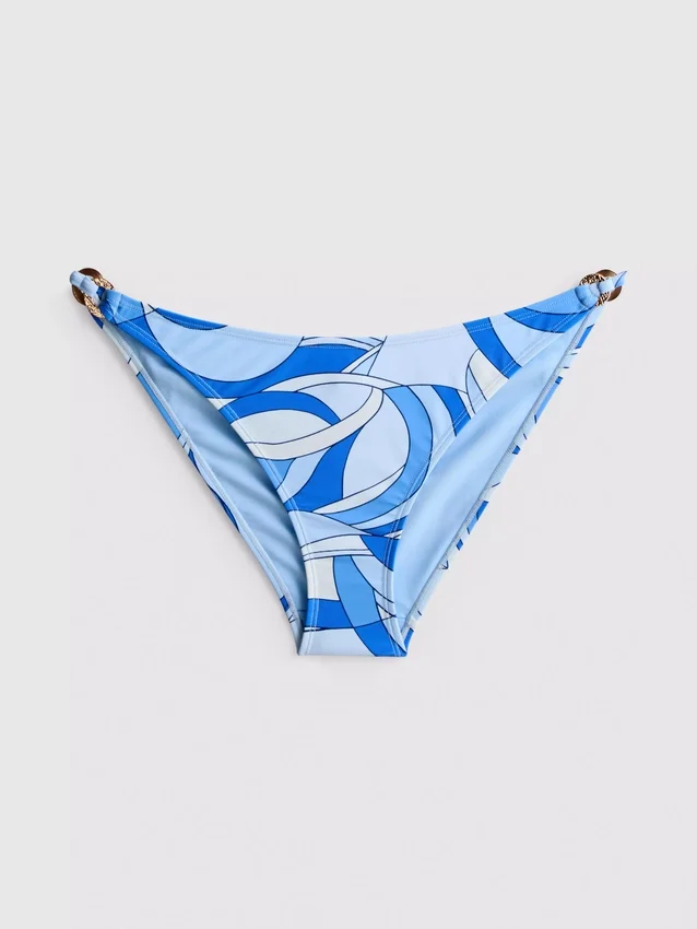 Absztrakt örvénymintás bikini alsó