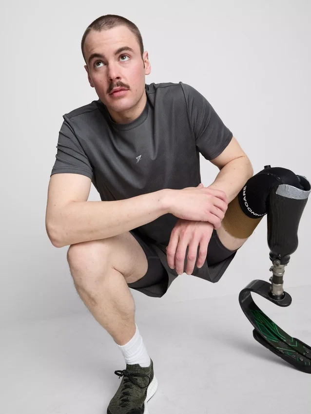 Aktív textúrájú póló