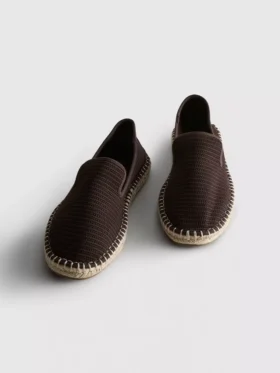 Alacsony szárú, kötött espadrill