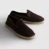 Alacsony szárú, kötött espadrill