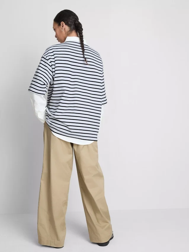 Alapvető oversize pamut póló