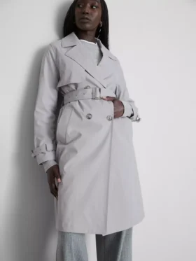 Alapvető, övvel ellátott trenchcoat