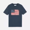 Amerikai zászló mintás rövid ujjú póló