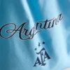 Argentin labdarúgó-motívumú vászon táska