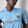 Argentína rövid ujjú hálós póló
