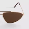 Aviator stílusú fémkeretes napszemüveg