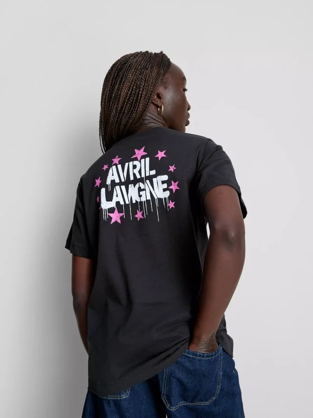 Avril Lavigne grafikus pamut póló