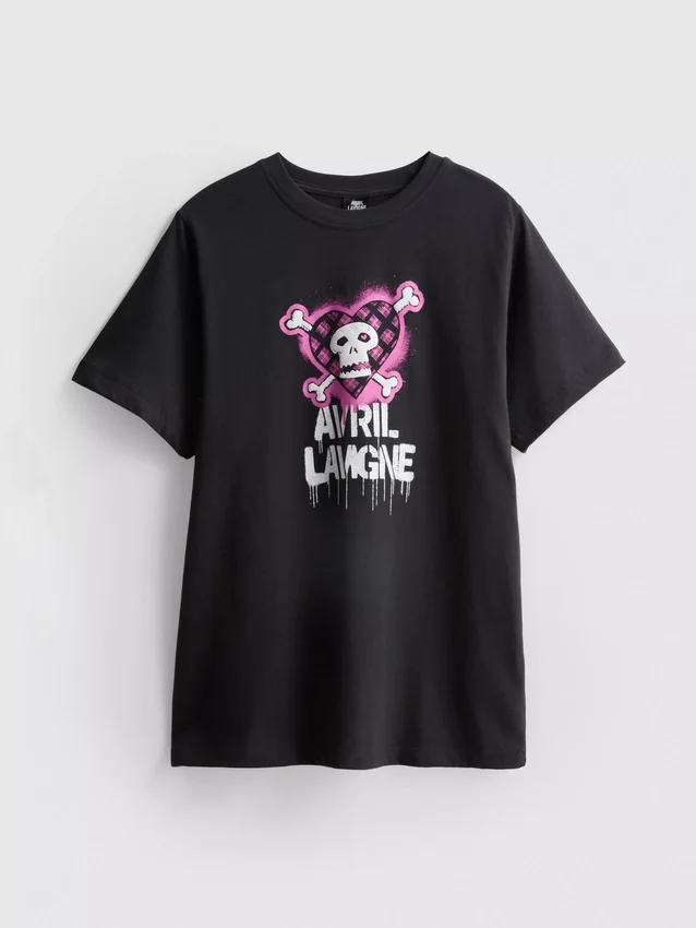 Avril Lavigne grafikus pamut póló