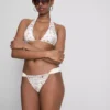 Bandana-mintás, nyakpántos bikini felső