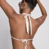 Bandana-mintás, nyakpántos bikini felső