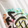Blink 182 pamut, laza fazonú logós póló