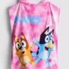 Bluey kapucnis frottír poncsó