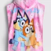 Bluey kapucnis frottír poncsó