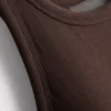 Bordázott, beépített melltartós midi ruha