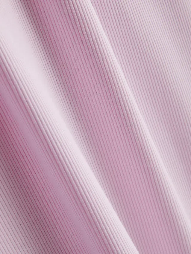 Bordázott, testhezálló mini pólóruha