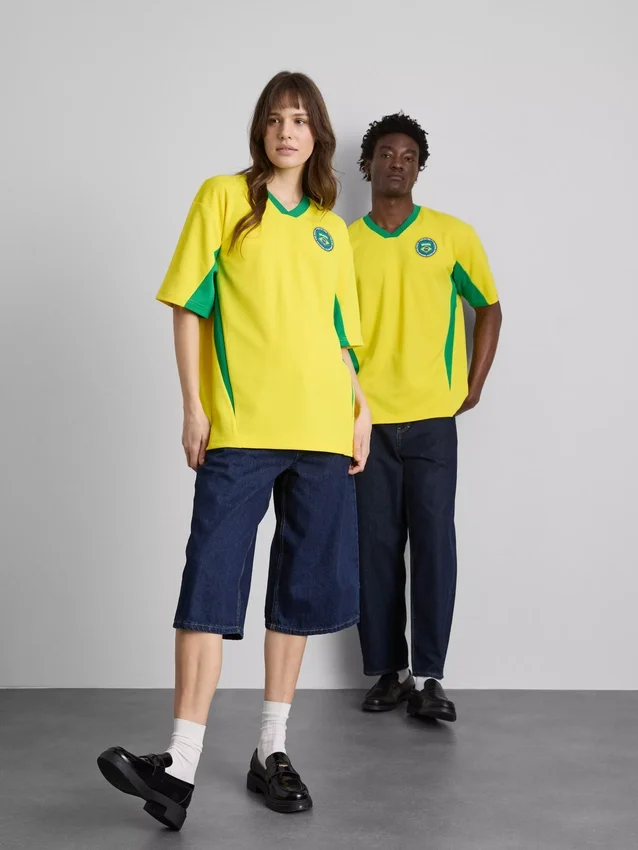 Brazil rövid ujjú hálós póló
