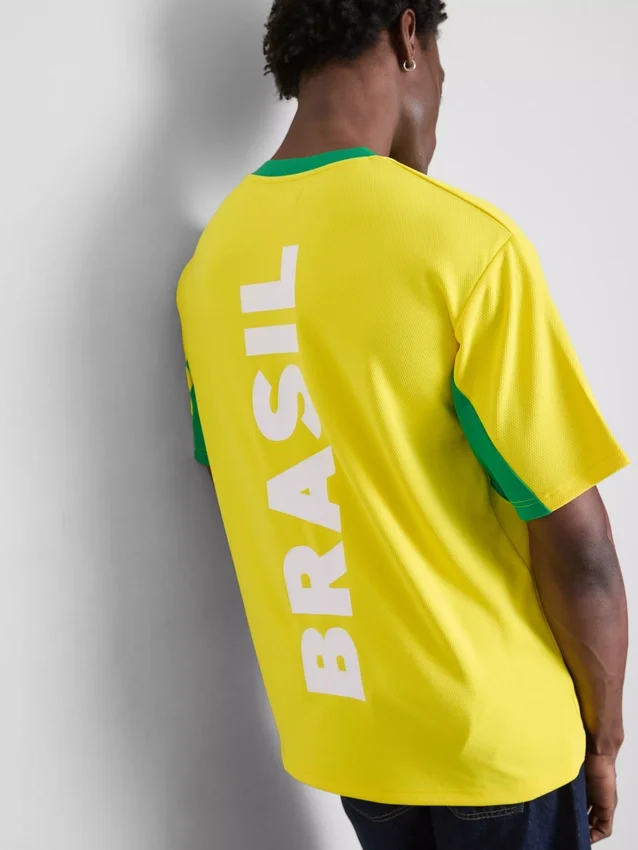 Brazil rövid ujjú hálós póló