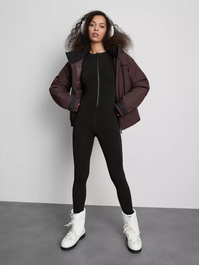 Bársonyos plüss jumpsuit