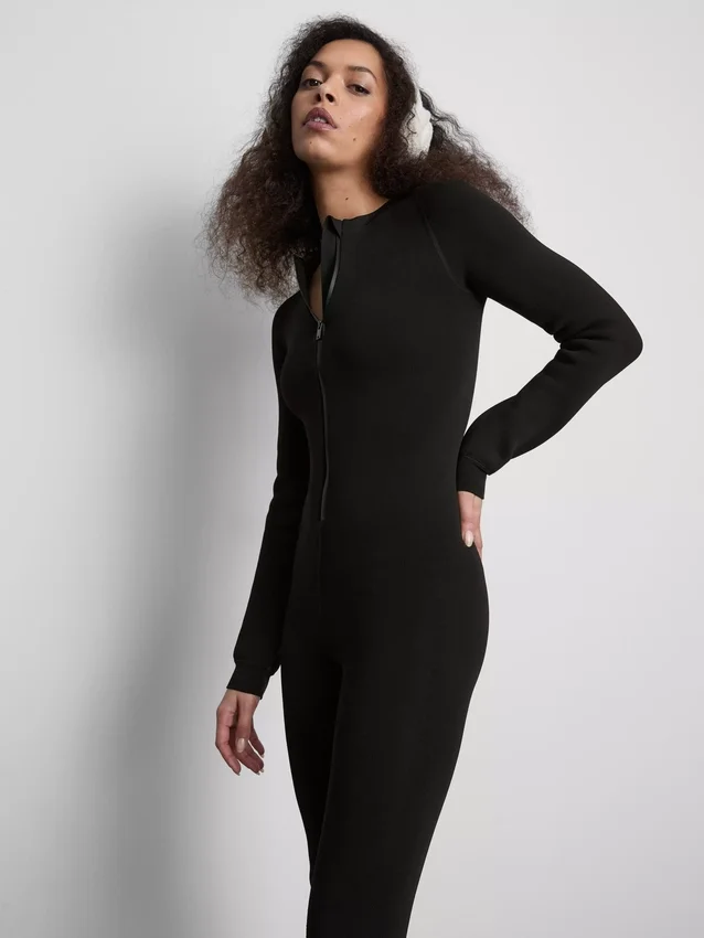 Bársonyos plüss jumpsuit